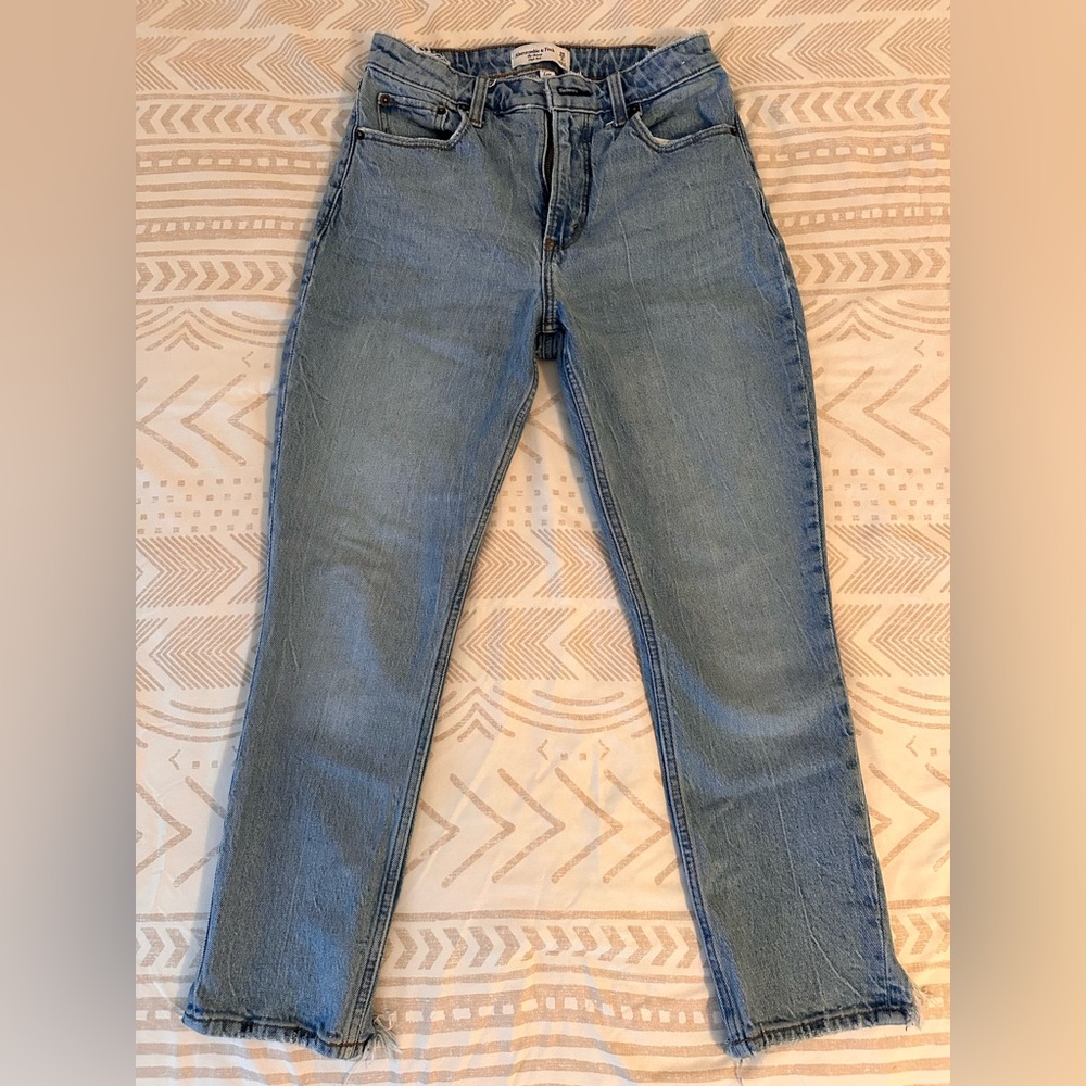 Abercrombie & Fitch The Skinny High Rise Jeans, Curve Love, 26 Short
